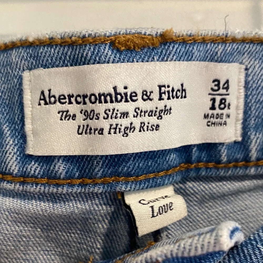 Abercrombie & Fitch Sky Blue High Rise Jeans